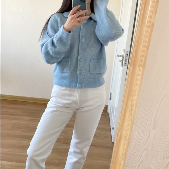 &Other stories Collared Knit Cardigan - Picture 2 of 9